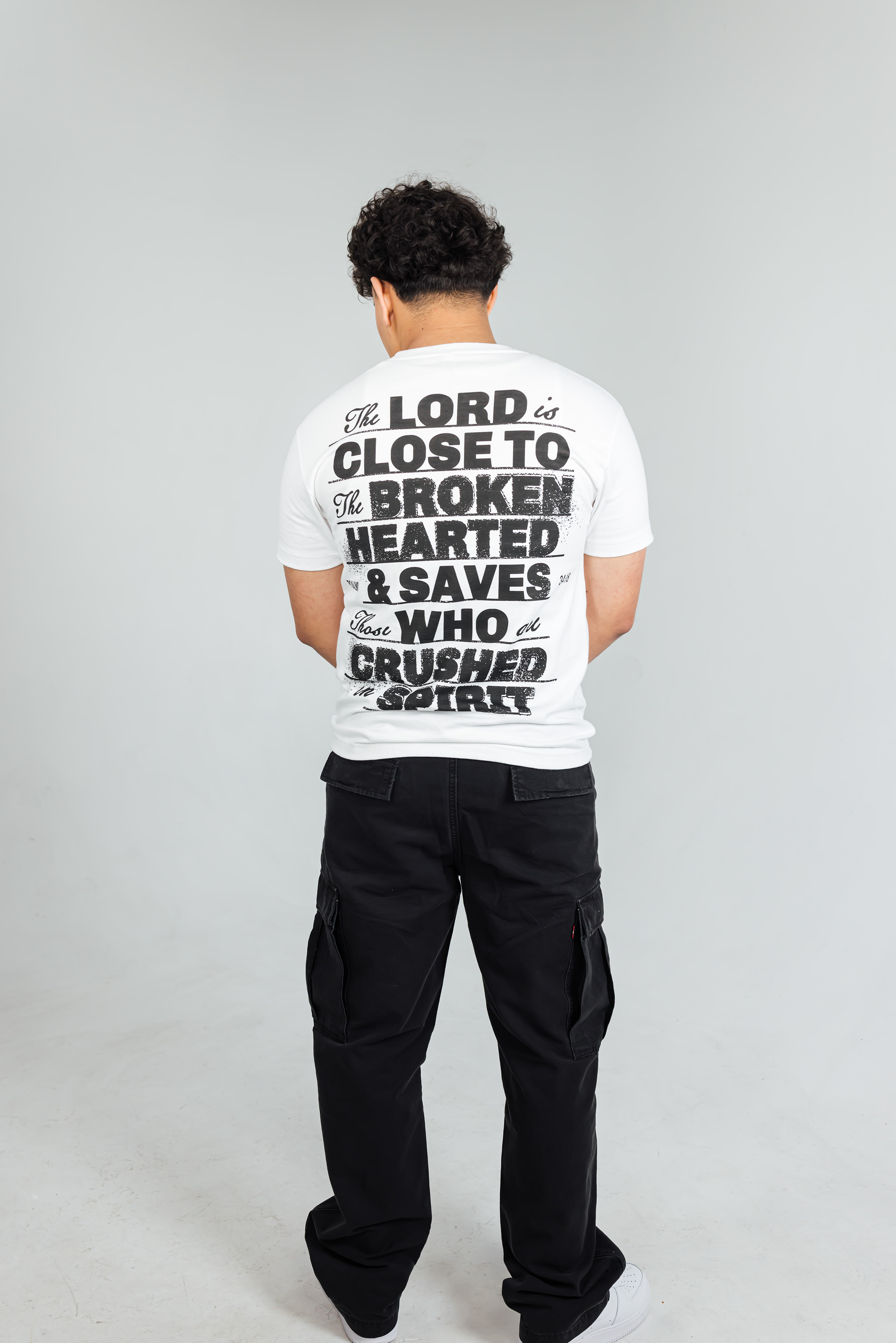 Yahweh Saves Tee (White)