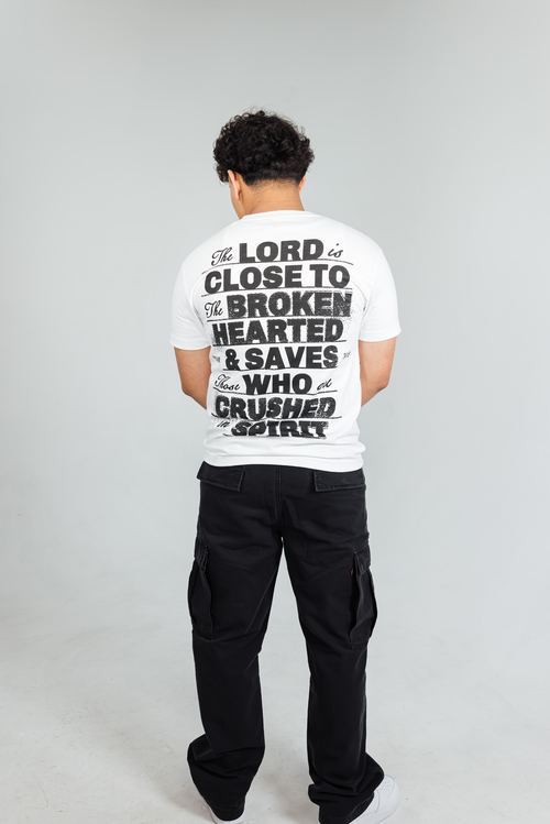 Yahweh Saves Tee (White)