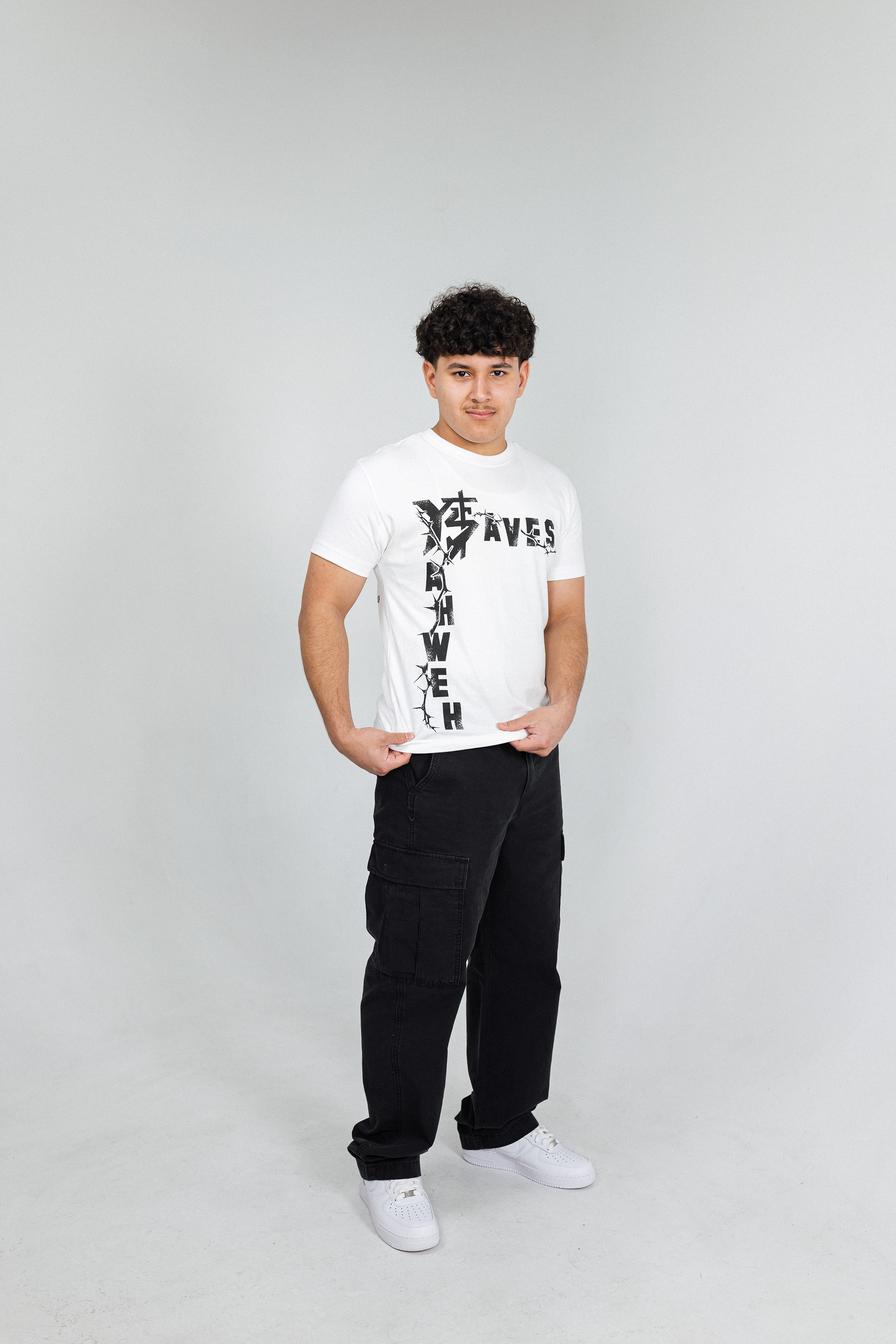 Yahweh Saves Tee (White)