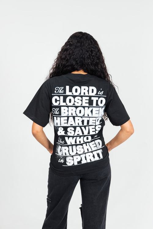 Yahweh Saves Tee (Black)