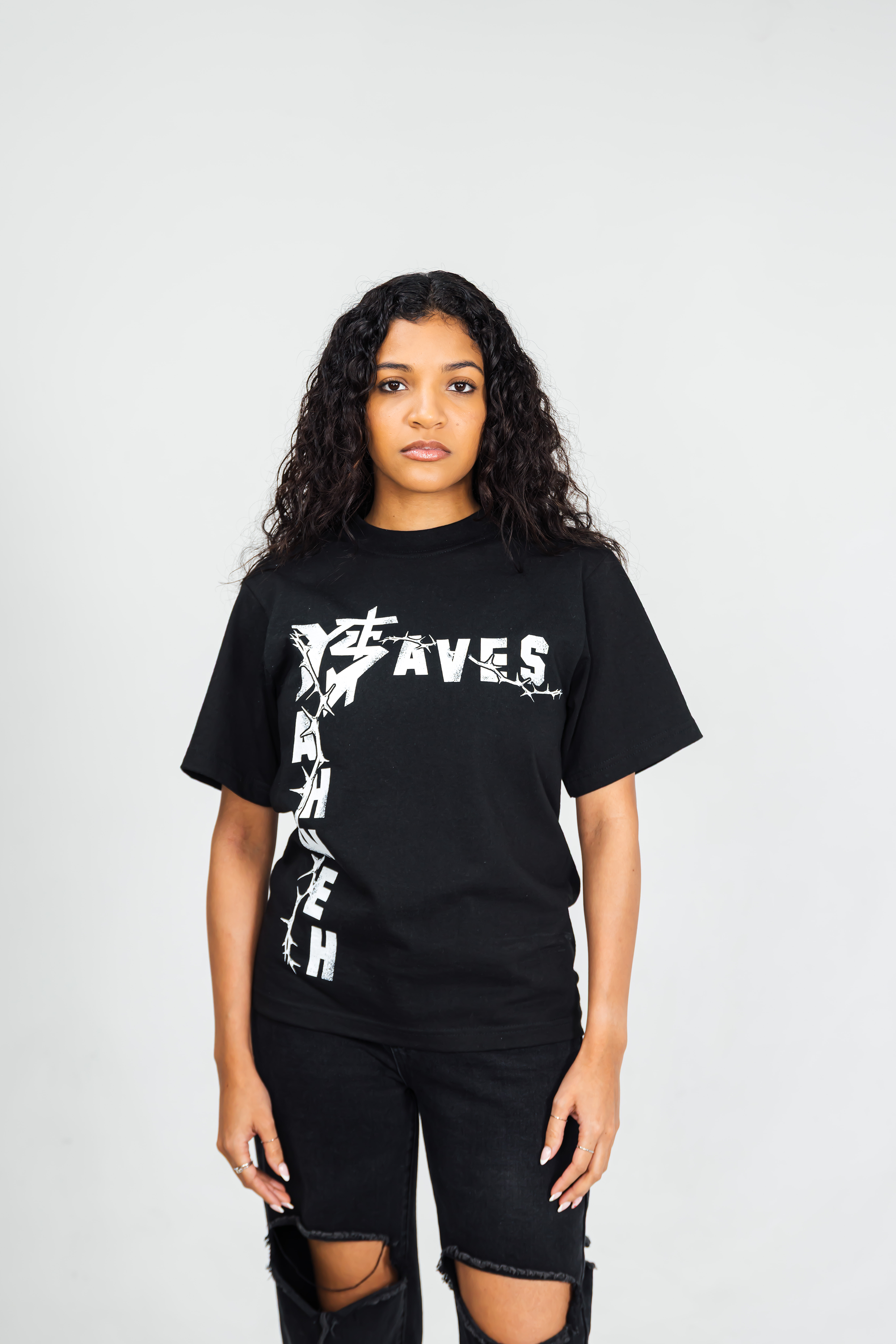 Yahweh Saves Tee (Black)