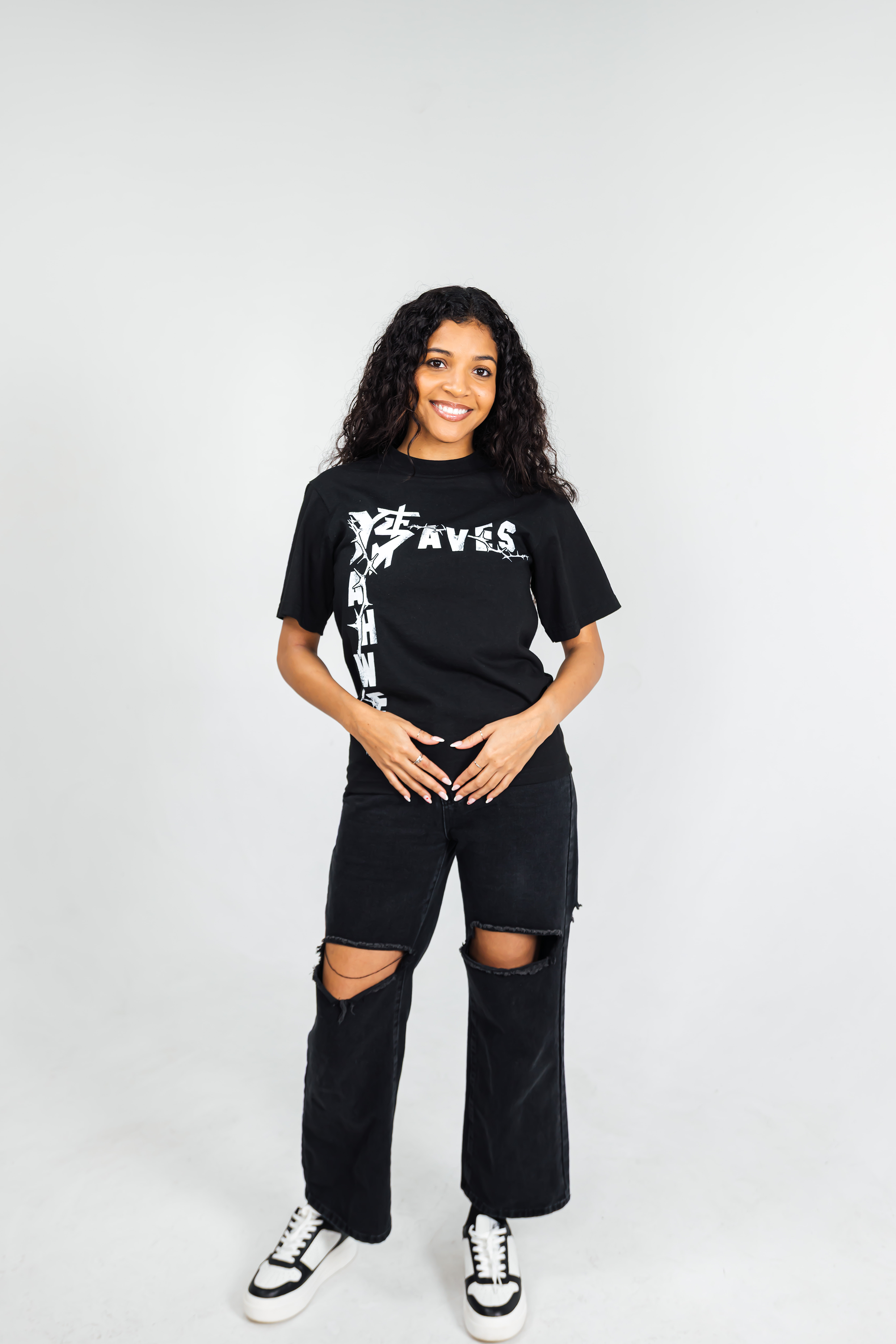 Yahweh Saves Tee (Black)